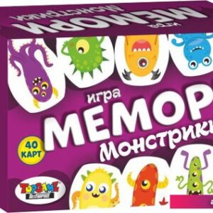 Настольная игра Topgame Мемори Монстрики 01538