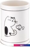 Стакан для зубной щетки и пасты FORA Happy Cats FOR-HC044