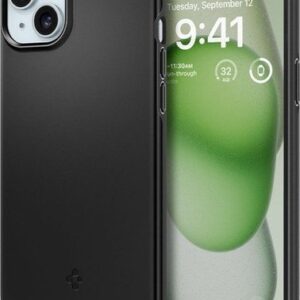 Чехол для телефона Spigen Thin Fit для iPhone 15 Plus ACS06639 (черный)