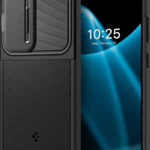 Чехол для телефона Spigen Optik Armor для Galaxy S24 ACS07363 (черный)