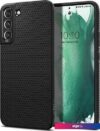 Чехол для телефона Spigen Liquid Air для Galaxy S22 ACS03987 (черный)