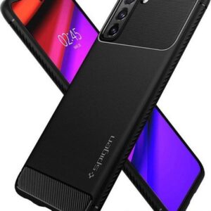 Чехол для телефона Spigen Rugged Armor для Galaxy S21 ACS02421 (черный матовый)