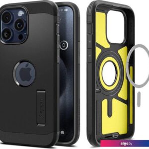 Чехол для телефона Spigen Tough Armor (MagFit) для iPhone 15 Pro Max ACS06594 (черный)