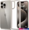 Чехол для телефона Spigen Ultra Hybrid для iPhone 15 Pro Max ACS07209 (серый)