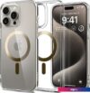 Чехол для телефона Spigen Ultra Hybrid (MagFit) для iPhone 15 Pro Max ACS06579 (золотой)