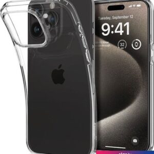 Чехол для телефона Spigen Liquid Crystal для iPhone 15 Pro Max ACS06557 (прозрачный)