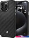 Чехол для телефона Spigen Enzo Aramid для iPhone 15 Pro Max ACS07044 (черный)