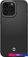 Чехол для телефона Spigen Enzo Aramid для iPhone 15 Pro ACS07045 (черный)
