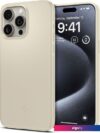 Чехол для телефона Spigen Thin Fit для iPhone 15 Pro ACS06694 (бежевый)
