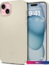 Чехол для телефона Spigen Thin Fit для iPhone 15 ACS06782 (бежевый)