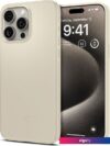 Чехол для телефона Spigen Thin Fit для iPhone 15 Pro Max ACS06551 (бежевый)
