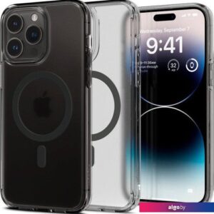 Чехол для телефона Spigen Ultra Hybrid (MagFit) для iPhone 14 Pro ACS05586 (затемненный)