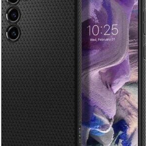Чехол для телефона Spigen Liquid Air для Galaxy S23 ACS05712 (черный)