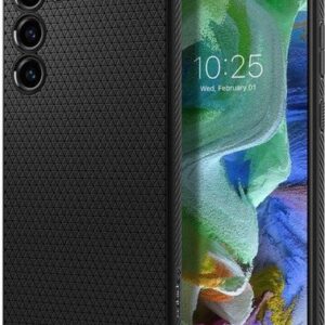 Чехол для телефона Spigen Liquid Air для Galaxy S23 Plus ACS05666 (черный)