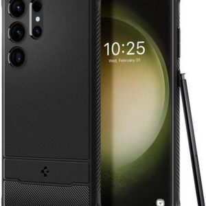 Чехол для телефона Spigen Rugged Armor для Galaxy S23 Ultra ACS05613 (черный)