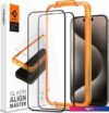 Защитное стекло Spigen ALM Glas FC для iPhone 15 Pro Max AGL06875 (2шт)