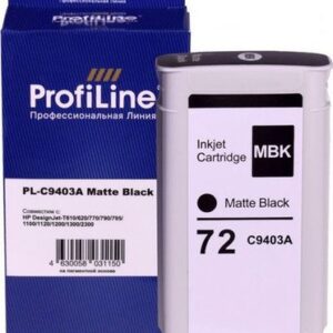 Картридж ProfiLine PL-C9403A №72 (аналог HP C9403A-MBK)
