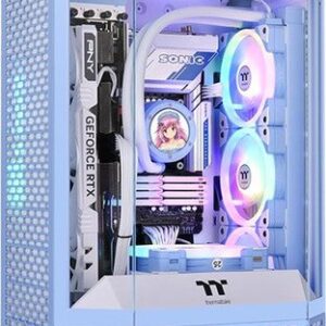 Корпус Thermaltake The Tower 300 Hydrangea Blue CA-1Y4-00SFWN-00