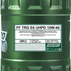 Моторное масло Fanfaro TRD E6 UHPD 10W-40 CK-4/CJ-4 20л