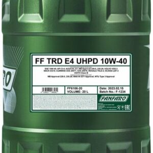 Моторное масло Fanfaro TRD E4 UHPD 10W-40 20л