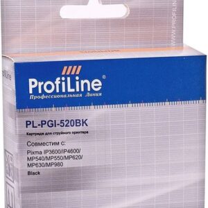 Картридж ProfiLine PL-PGI-520BK-BK (аналог Canon PGI-520 Black)