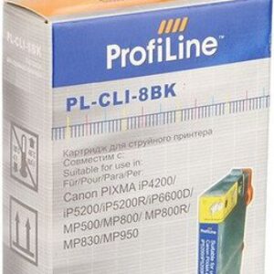 Картридж ProfiLine PL-CLI-8Bk (аналог Canon CLI-8 Black)