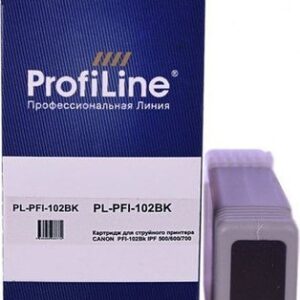 Картридж ProfiLine PL-PFI-102BK (аналог Canon PFI-102BK_BK)