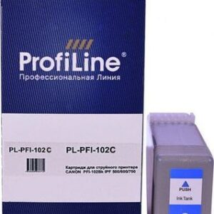 Картридж ProfiLine PL-PFI-102C (аналог Canon PFI-102C_C)