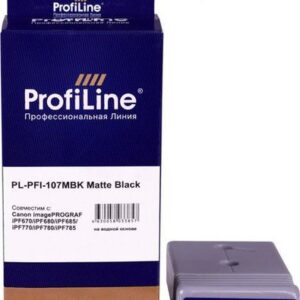 Картридж ProfiLine PL-PFI-107MBK (аналог Canon PFI-107MBK_MBK)