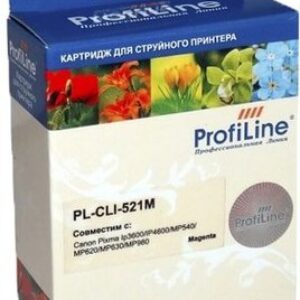 Картридж ProfiLine PL-CLI-521M-M (аналог Canon CLI-521 Magenta)