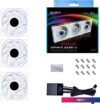 Набор вентиляторов Lian Li Uni Fan TL LCD 120 Reverse Triple Pack G99.12TLLCD3W.R0