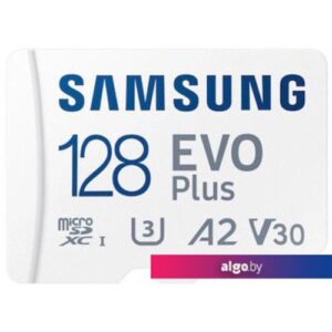 Карта памяти Samsung EVO Plus 2024 microSDXC 128GB (с адаптером)