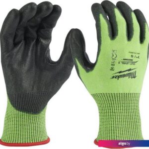 Перчатки хозяйственные Milwaukee Hi-Vis Cut level 5/E 9/L 4932479933