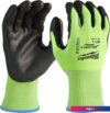 Перчатки хозяйственные Milwaukee Hi-Vis Cut level 2/B 9/L 4932479923