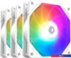 Набор вентиляторов ID-Cooling TF-12025-PRO-ARGB Trio White
