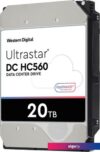 Жесткий диск WD Ultrastar DC HC560 20TB WUH722020BLE6L4