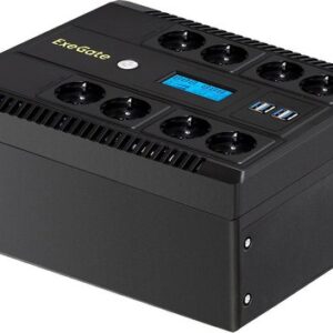 Источник бесперебойного питания ExeGate Neo Smart LHB-800.LCD.AVR.8SH.CH.USB EX293857RUS
