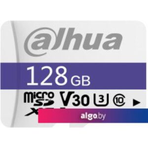 Карта памяти Dahua 128GB MicroSD C10/U3/V30 FAT32 DHI-TF-C100/128GB