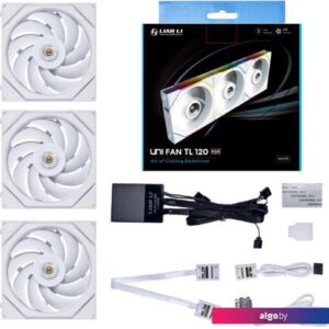 Набор вентиляторов с контроллером Lian Li Uni Fan TL 120 Triple Pack G99.12TL3W.R0
