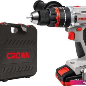 Ударная дрель-шуруповерт Crown CT21075HMX-2 BMC (с 2-мя АКБ