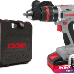 Ударная дрель-шуруповерт Crown CT21093HMX-4 BMC (с 2-мя АКБ