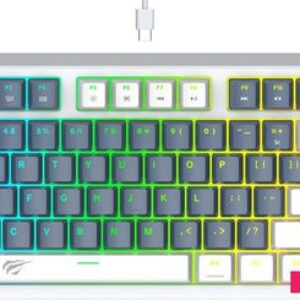 Клавиатура Havit Gamenote KB884L RGB (белый
