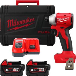 Винтоверт Milwaukee M18 M18BLIDR-502X 4933492843 (с 2-мя АКБ
