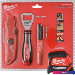 Набор домашнего мастера Milwaukee 4932480553 (4 предмета)