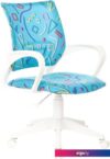 Компьютерное кресло Бюрократ Burokids 1W 1920811 (голубой Sticks 06/пластик белый)