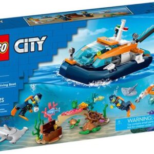 Конструктор LEGO City 60377 Исследовательская водолазная лодка