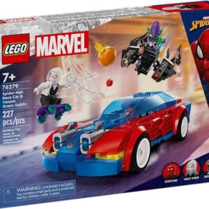 Конструктор LEGO Marvel Super Heroes 76279 Гоночная машина Человека-паука и Зеленый гоблин Веном