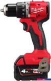 Ударная дрель-шуруповерт Milwaukee M18 BLPDRC-402C 4933492824 (с 2-мя АКБ 4 Ач
