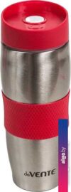 Термокружка deVente Coffee Mug 370мл (стальной/красный)