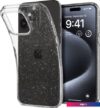 Чехол для телефона Spigen Liquid Crystal Glitter для iPhone 15 Pro ACS06701 (затемненный/прозрачный)
